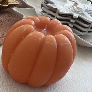 Orange Pumpkin Candle